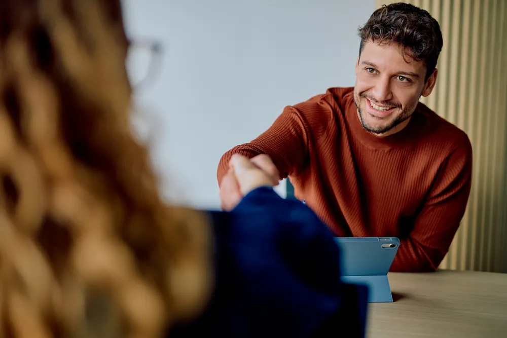 Professional accountant at work